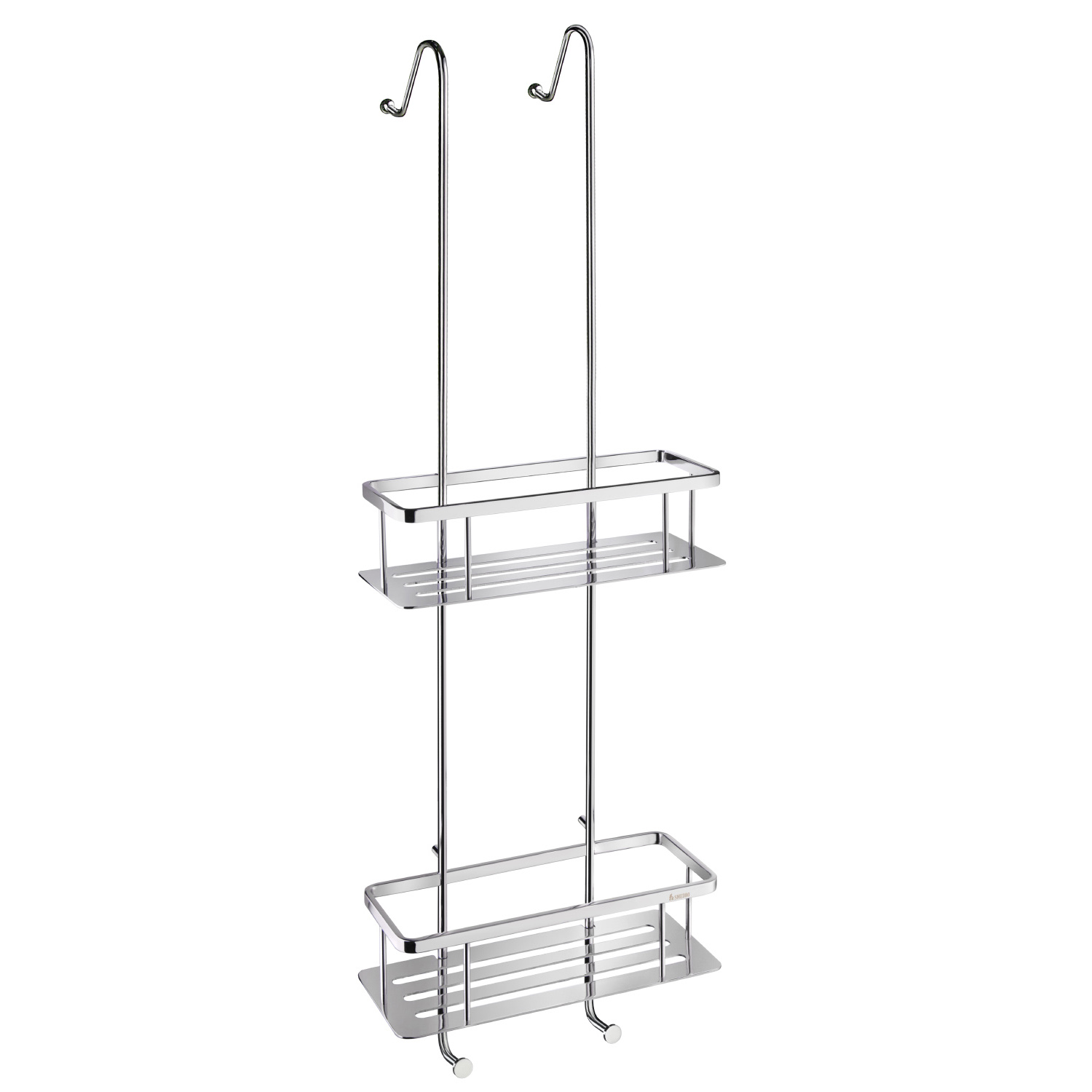 DK3041 - dvojna košara za v tuš - krom sijaj površina, medeninasta konstrukcija
